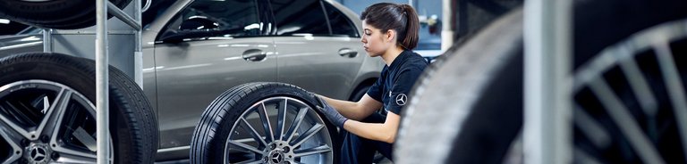 Mercedes-Benz Räderwechsel