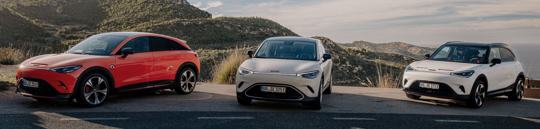 smart hashtag3 und hashtag1 auf Mallorca
