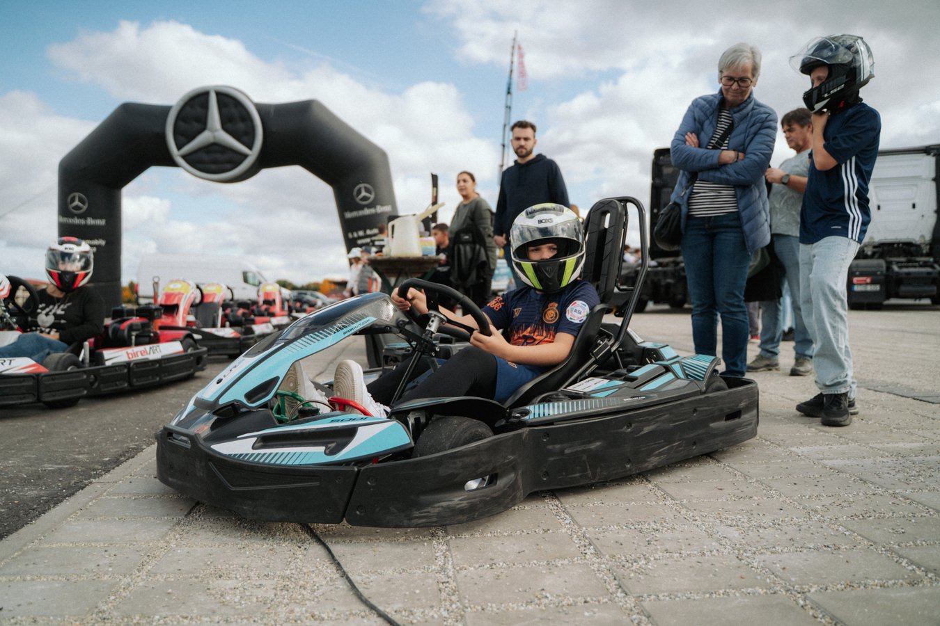 GoKart beim Fest von Schreiner & Wöllenstein Standort Mühldorf