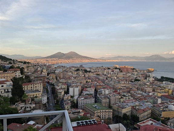 Ausblick über Neapel