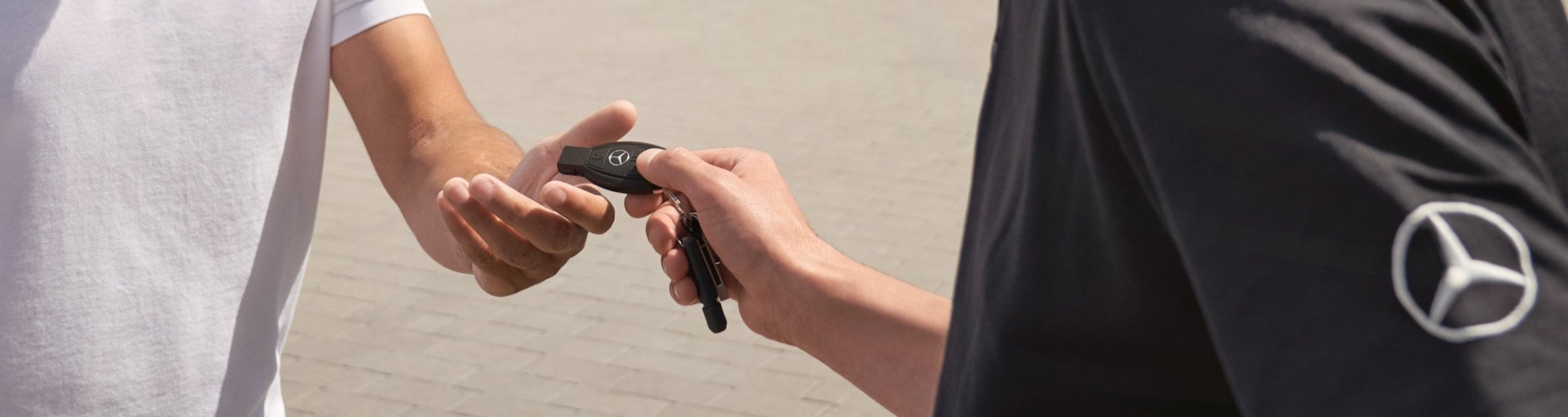 Mercedes-Benz Schlüsselübergabe