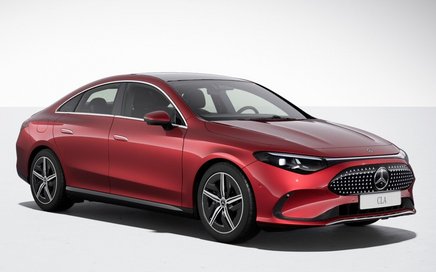 Mercedes-Benz CLA 250+ in rot
